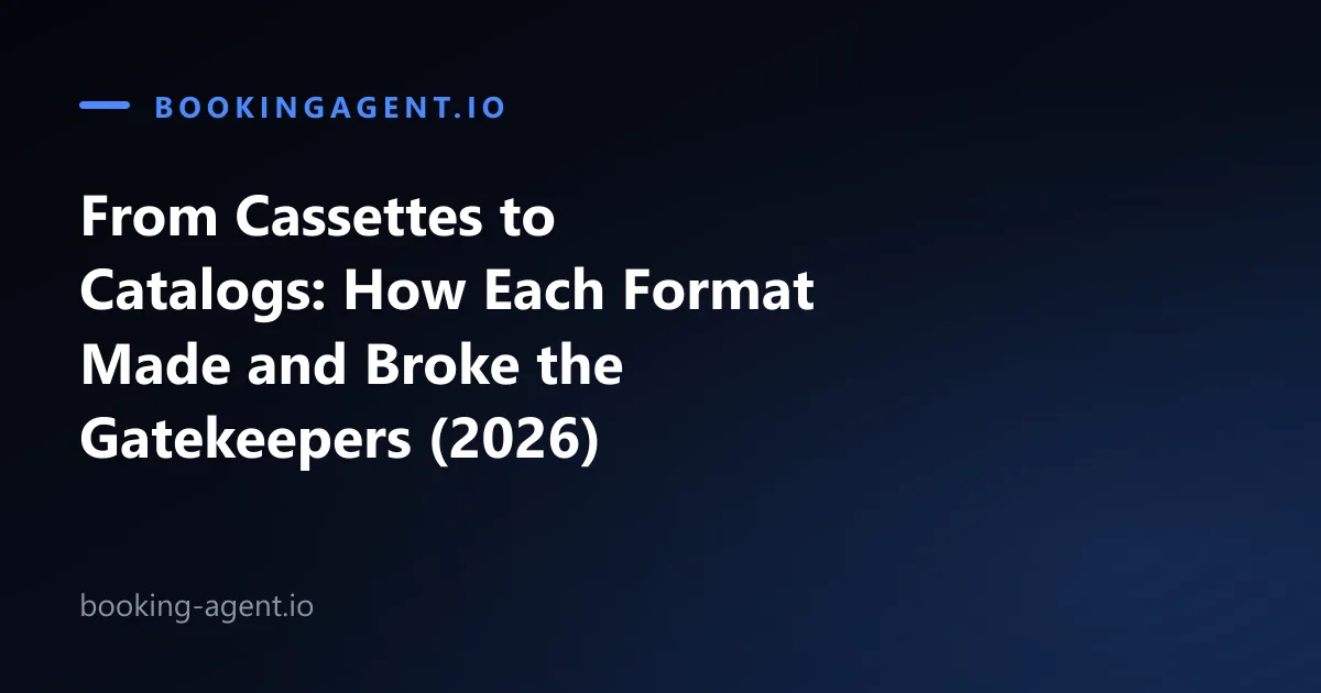 From cassettes to catalogs: how each music format made and broke the gatekeepers, a 2026 history for independent artists