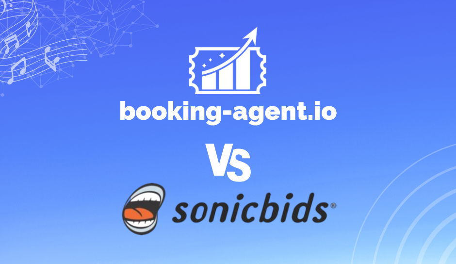 Sonic Bids best alternative 2026 Booking-Agent.io How to reach out and approach music venues for gigs with Booking-Agent.io as an independent musician. Booking-Agent.io is a live search engine for finding venues and talent buyers based on similar artists. Get more shows, book more shows, book more live event shows, get more gigs 2024 how to book more shows in 2024, talent buyers, concert venues, book more concert shows, concert venue contacts, concert bookers, find booking agent for musician, find booking agent for band, booking agency for musicians, music industry, booking data tool, talent buyers, live music, artist-focused, venue contacts, real-time search, machine learning, tour planning, gig bookings, venue data, talent buyer contacts, music marketing tool, concert venues, indie artists, playlist promotion, how to get gigs for indie artists, how to play concerts at top venues, best tools for booking live music gigs, how to find talent buyers for tours, strategies for indie artists to book more shows, how to use booking tools for gig success, finding the best venues for new artists, tips for booking your first live concert