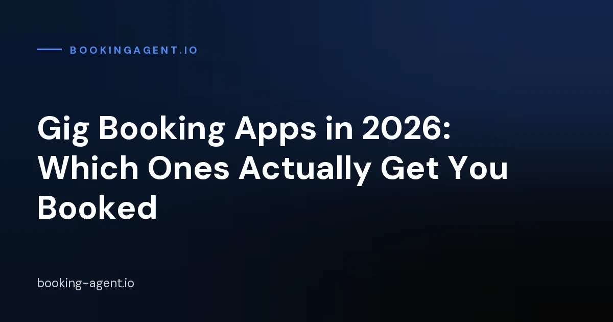 Gig booking apps compared for independent artists in 2026